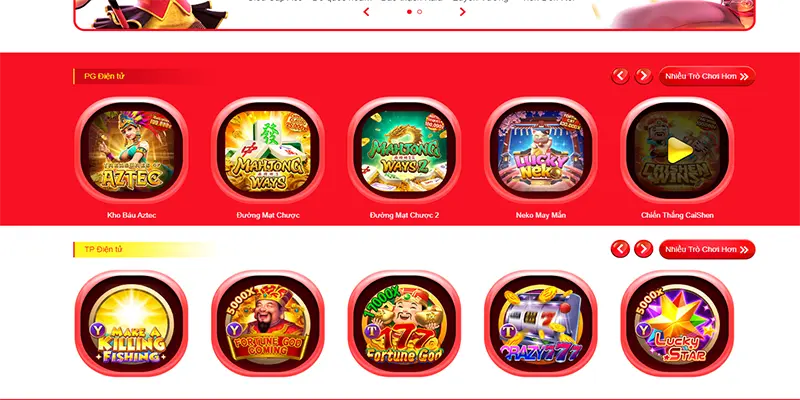 Đa dạng trò chơi slot game tại sảnh nổ hũ J88